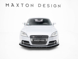 Maxton Design Street PRO Front Splitter + Flaps Audi TTS / TT S-Line (8J) Facelift