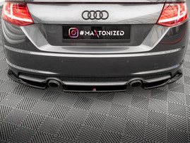 Maxton Design Central Rear Splitter Audi TT S-Line 8S