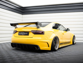 Maxton Design Carbon Spoiler With External Brackets Uprights Audi A5 Coupe 8T