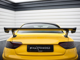 Maxton Design Carbon Spoiler With External Brackets Uprights Audi A5 Coupe 8T