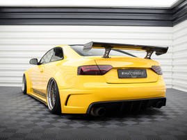 Maxton Design Carbon Spoiler With Internal Brackets Uprights Audi A5 Coupe 8T