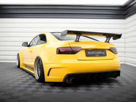 Maxton Design Carbon Spoiler With Internal Brackets Uprights Audi A5 Coupe 8T