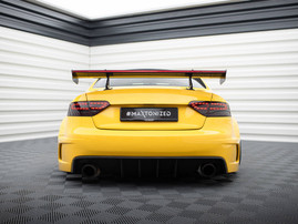 Maxton Design Carbon Spoiler With Upper Swan Mounting + LED Audi A5 Coupe 8T