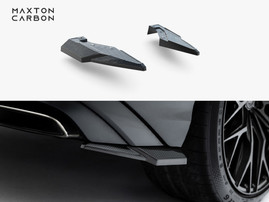 Maxton Design Prepreg Carbon Fiber Rear Side Splitters Audi Q8 S-Line Mk1 Facelift