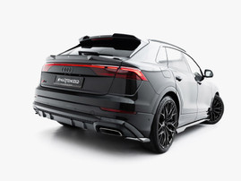 Maxton Design Prepreg Carbon Fiber Rear Side Splitters Audi Q8 S-Line Mk1 Facelift