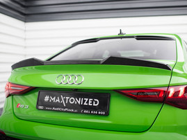 Maxton Design Carbon Fiber Tailgate Spoiler Audi RS3 / S3 / A3 S-Line / Standard Sedan 8Y