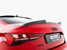 Maxton Design Prepreg Carbon Fiber Tailgate Spoiler V.1 Audi RS3 / S3 / A3 S-Line / A3 Sedan 8Y Facelift