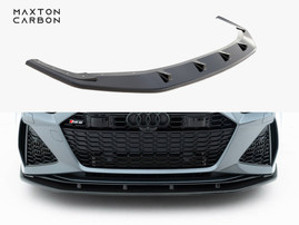 Maxton Design Prepreg Carbon Fiber Front Splitter Audi RS6 C8 / C8 Facelift