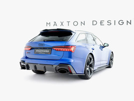 Maxton Design Prepreg Carbon Fiber Rear Diffuser Audi RS6 C8 / C8 Facelift (version with towbar)