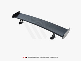 Maxton Design Carbon Spoiler With External Brackets Uprights Audi A3 / A3 S-Line / S3 / RS3 Sedan 8V / 8V Facelift