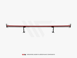 Maxton Design Carbon Spoiler With Internal Brackets Uprights + LED Audi A3 / A3 S-Line / S3 / RS3 Sedan 8V / 8V Facelift