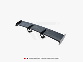 Maxton Design Carbon Spoiler With Upper Swan Mounting V.1 + LED Porsche 718 Cayman GTS 982c