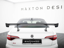 Maxton Design Carbon Spoiler With Internal Brackets Uprights Volkswagen Jetta GLI Mk7