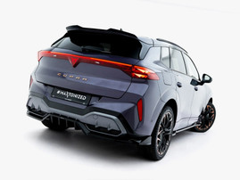 Maxton Design Rear Splitter (Vertical Bars) V.3 Cupra Terramar Mk1 (Version with towbar)