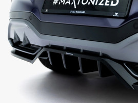 Maxton Design Rear Splitter (Vertical Bars) V.3 Cupra Terramar Mk1 (Version with towbar)