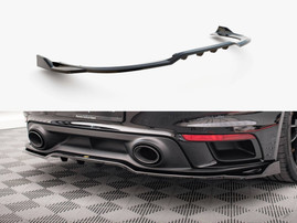 Maxton Design Rear Splitter (Vertical Bars) Porsche 911 Turbo S 992