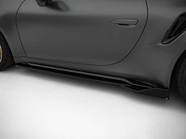 Maxton Design Side Skirts Diffusers Porsche 911 Turbo S Sport Package 992