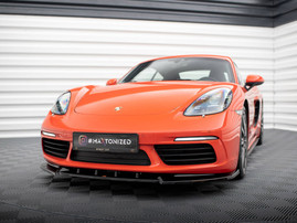 Maxton Design Front Splitter V.1 Porsche 718 Cayman 982c
