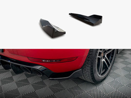 Maxton Design Rear Side Splitters V.2 Porsche Macan GTS / Sport Design Mk1 Facelift