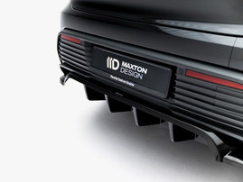 Maxton Design Rear Splitter (Vertical Bars) Porsche Macan EV Mk1