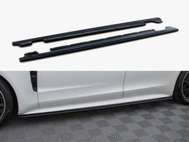 Maxton Design Side Skirts Diffusers Porsche Panamera GTS 971 - Textured