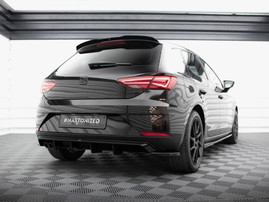 Maxton Design Rear Side Splitters V.2 Seat Leon Hatchback Mk3 Facelift