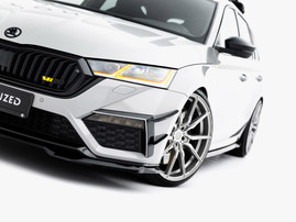 Maxton Design Front Bumper Wings (Canards) Skoda Octavia RS Mk4