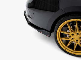 Maxton Design Rear Side Splitters V.4 + Flaps Skoda Octavia RS Combi / Liftback Mk4 / Mk4 Facelift