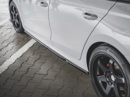 Maxton Design Side Skirts Diffusers V1 Skoda Octavia RS MK4 (2020-) - Carbon Look