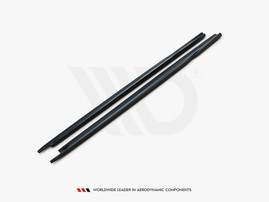Maxton Design Side Skirts Diffusers V.2 Skoda Octavia Mk4 - Carbon Look