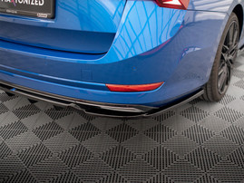 Maxton Design Rear Splitter (Vertical Bars) Skoda Octavia Sportline Mk4