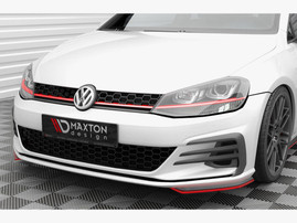 Maxton Design Front Side Splitters Volkswagen Golf GTI / GTD Mk7 Facelift
