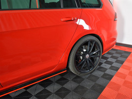 Maxton Design Rear Side Splitters V.2 VW Golf 7 R Variant Facelift - Carbon Look