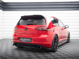 Maxton Design Central Rear Splitter VW Golf GTI Mk7 Clubsport - Textured