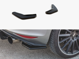 Maxton Design Rear Side Splitters V2 VW Golf 7 GTI (2013-2016) CARBON LOOK