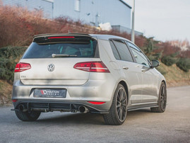 Maxton Design Rear Side Splitters V2 VW Golf 7 GTI (2013-2016) CARBON LOOK