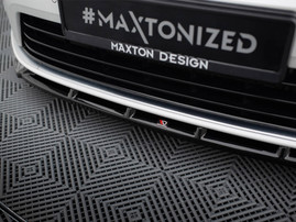 Maxton Design Front Splitter V.5 + Flaps Volkswagen Golf R / R-Line Mk7