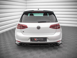 Maxton Design Rear Side Splitters V.3 VW Golf R Mk7 - Carbon Look