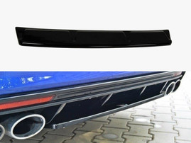 Maxton Design Central Rear Splitter VW Golf R Mk7 Estate - Textured