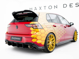 Maxton Design Street PRO Rear Diffuser V.1 Volkswagen Golf GTI Clubsport Mk8 Facelift