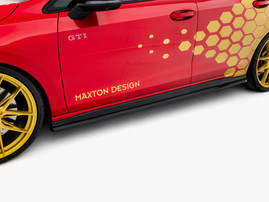 Maxton Design Side Skirts Diffusers V.2 Volkswagen Golf GTI Clubsport Mk8 Facelift
