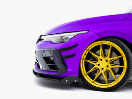 Maxton Design Front Bumper Wings (Canards) Volkswagen Golf R Hatchback / Variant Mk8 Facelift