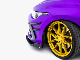 Maxton Design Front Bumper Wings (Canards) Volkswagen Golf R Hatchback / Variant Mk8 Facelift