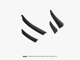 Maxton Design Front Bumper Wings (Canards) Volkswagen Golf R Hatchback / Variant Mk8 Facelift