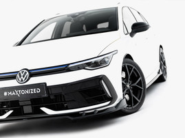 Maxton Design Front Splitter V.1 Volkswagen Golf R Variant Mk8 Facelift