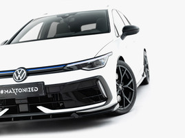 Maxton Design Front Splitter V.3 Volkswagen Golf R Variant Mk8 Facelift
