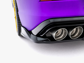 Maxton Design Rear Splitter (Vertical Bars) V.1 Volkswagen Golf R Mk8 / Mk8 Facelift