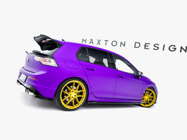 Maxton Design Rear Side Splitters V.8 Volkswagen Golf R Mk8 / Mk8 Facelift