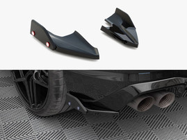Maxton Design Rear Side Splitters V.5 + Flaps Volkswagen Golf R Mk8