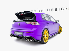 Maxton Design Rear Side Splitters V.6 Volkswagen Golf R Mk8 Facelift